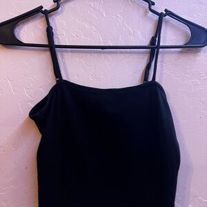 Heart & Hips Black Cropped Top